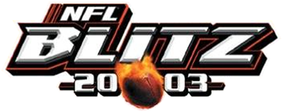 NFL Blitz 2003 title screen for Playstation 2